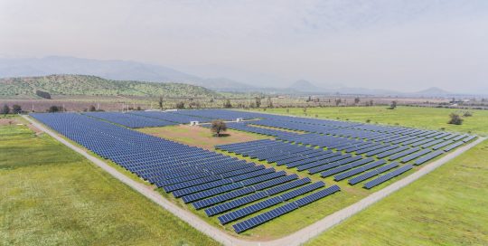Centrale au sol photovoltaïque Quinta-Solar Chili CVE