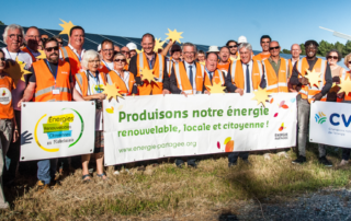 inauguration de la centrale solaire de Saint-Benoît-la-Forêt