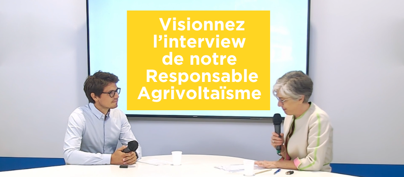 image video interview Responsable Agrivoltaïque